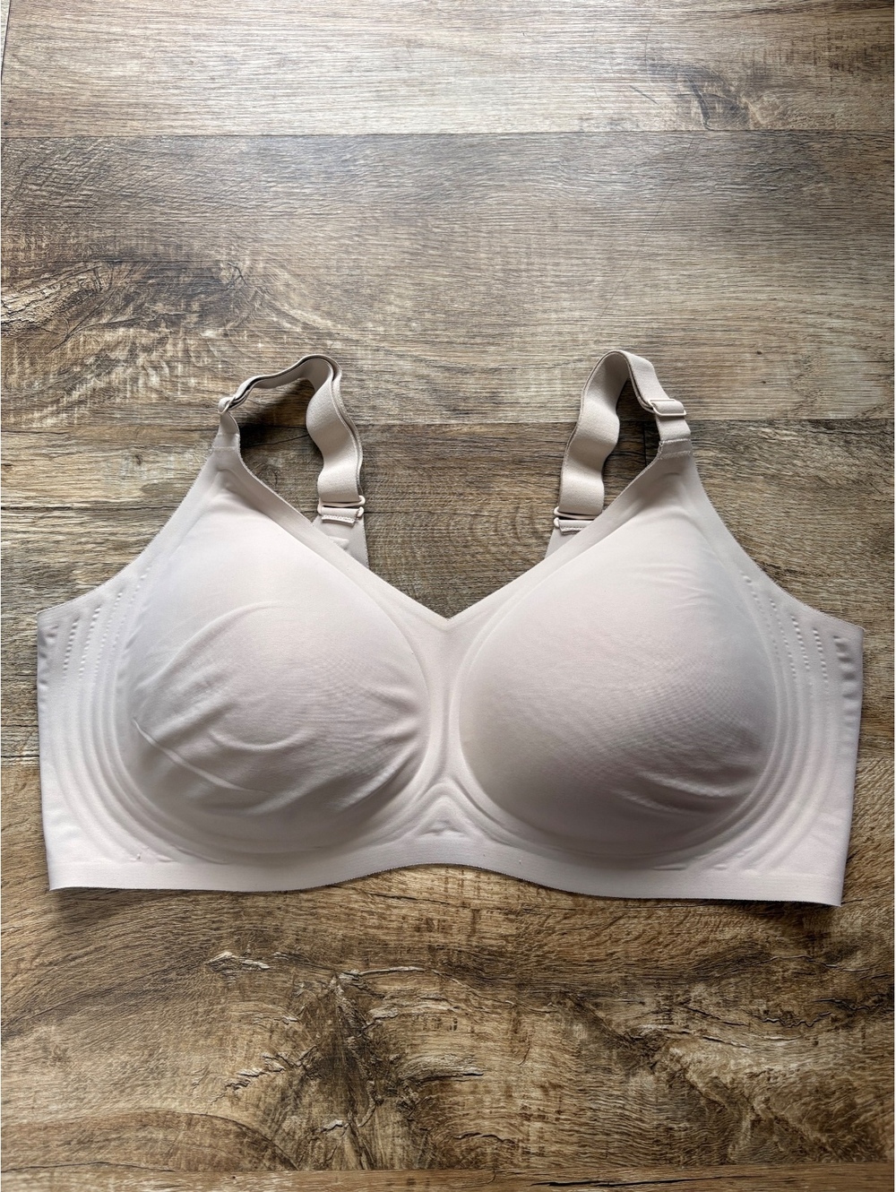 Seamless Nude Wireless Bra 3XL